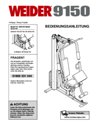 Zobrazit dokument Weider WEEVSY4922 Uživatelský manuál